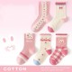 Pink Bunny Socks