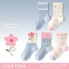 Blue Floral Sock