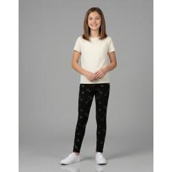 W0nder Nation Black Hearts Leggings