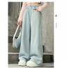 Colorful Flowers Denim Pants