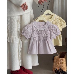 Purple Smocked Top