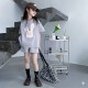 Grey Bunny Top Set Short Pants
