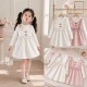 Pink Pretty Ruffles Polkadot Dress