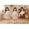 Brown Cute Bear Ribbons Dress