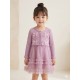 Purple Four Ribbon Tutu Dress