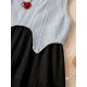 2in1 Black Dress and Denim Outer
