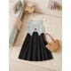 2in1 Black Dress and Denim Outer