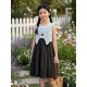 2in1 Black Dress and Denim Outer