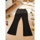 Black Boot Cut Denim Pants