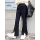 Black Boot Cut Denim Pants