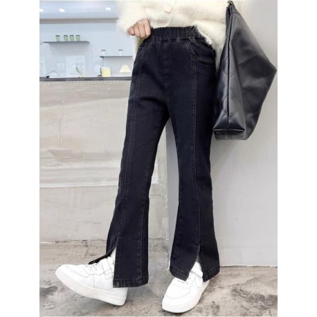 Black Boot Cut Denim Pants