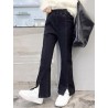 Black Boot Cut Denim Pants
