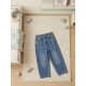 Blue Washed Denim Pants
