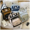 Rectangle Two Color Backpack