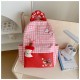 Happy Bones Plaid Backpack