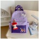 Happy Bones Plaid Backpack