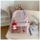 Happy Bones Plaid Backpack