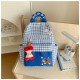 Happy Bones Plaid Backpack