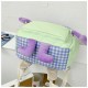 Cute Plaid Face Backpack Small