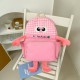 Cute Plaid Face Backpack Small