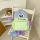 Cute Plaid Face Backpack Small