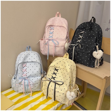 Little Stars Cross Ribbon Backpack