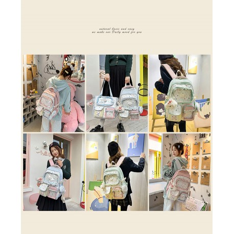 Colorful Stars Lace Backpack