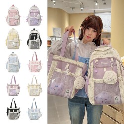 Two Colour Cute Polka Sling Bag