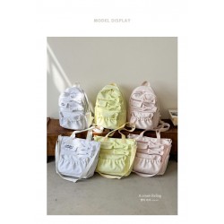 Two Ribbon Cute Pocket Backpack