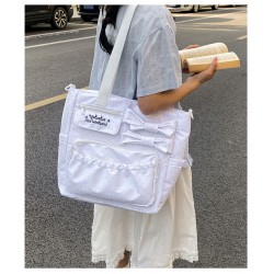 Two Ribbon Cute Pocket Sling Bag