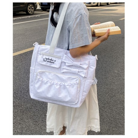 Two Ribbon Cute Pocket Sling Bag