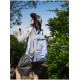 Square Pattern Backpack