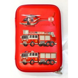 Fire Truck Big Pencil Case