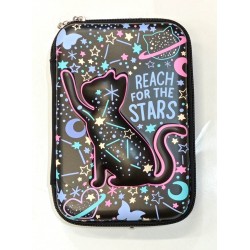 Black Cat Big Pencil Case