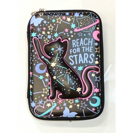 Black Cat Big Pencil Case