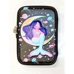 Moon Mermaid Big Pencil Case