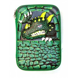 Green Dragon Big Pencil Case