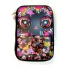 Black Sparkly Cat Big Pencil Case
