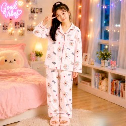 Cute Bears Button Pyjamas