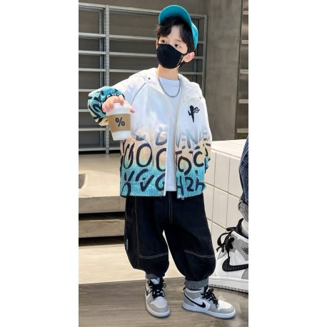 Letter Gradation Jacket