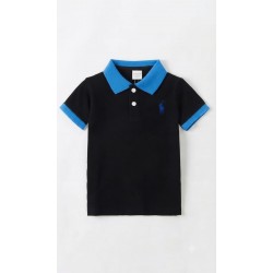Black Blue Polo Shirt