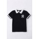NY Black White Polo Shirt