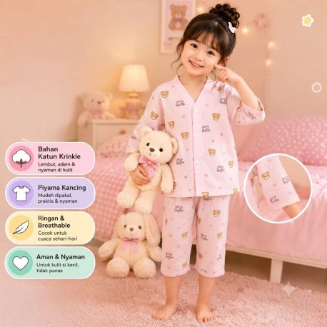 Pink Bear Pyjamas