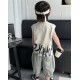 Cream Boy Top Set Denim Pants