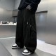 Black Side Zipper and Pocket Pants
