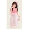 Polka Mushrooms Ruffles Top Set Pants