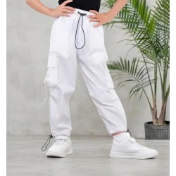White Cargo Pants