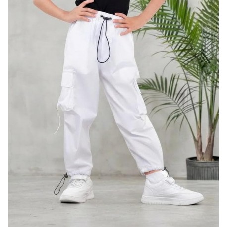 White Cargo Pants