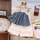 Blue Floral Tank Set Wide Pants