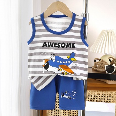 Plane Tank Set Shorts
